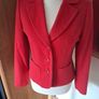 Lovely Gerry Weber Quality Short Red Blazer Size 10 Image 2