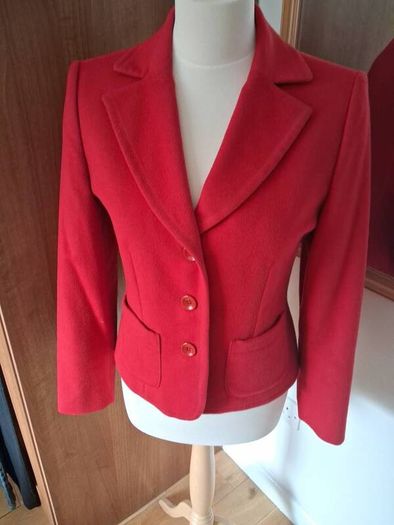 Lovely Gerry Weber Quality Short Red Blazer Size 10