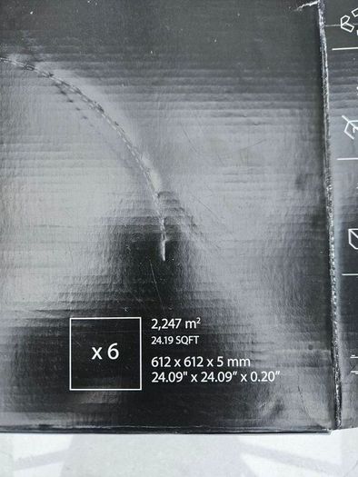 Vinyl Tiles Click-in-Place c1.5 sq m