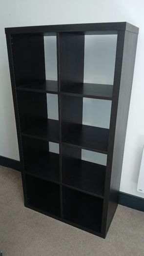 IKEA KALLAX Shelving Unit | 77 x 147cm | Black