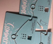 Sterling silver anklet