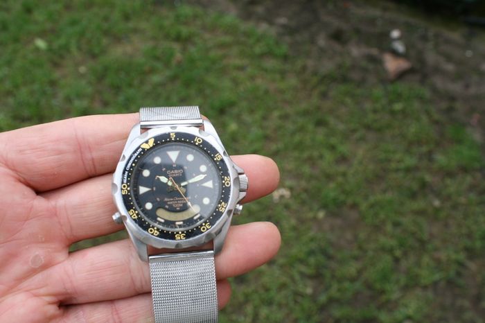 Casio AD-520 'Smiley' Ana-Digi Quartz Alarm Chronograph