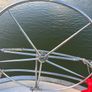 Stainless Steel Sailboat Steering Wheel - 120cm Image 2