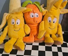 Goodness Gang X 3 Co Op Plush Toy Teddy Corn x 2, Carrot