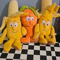 Goodness Gang X 3 Co Op Plush Toy Teddy Corn x 2, Carrot