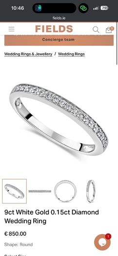 Stunning Silver Ring Set for sale
