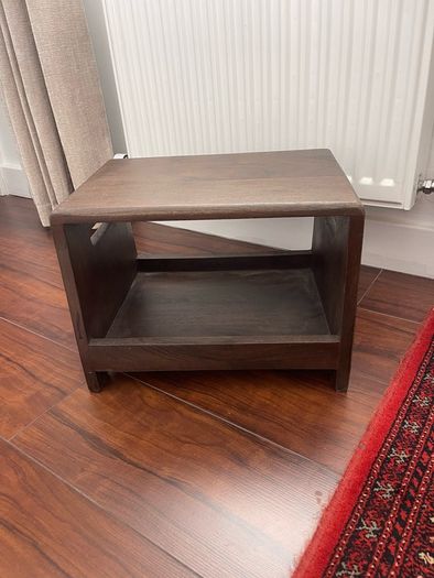 Low wood side table