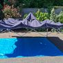 Blue Outdoor Popup Gazebo with 2 side panels Image 8