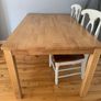 Oak dinner table Image 3