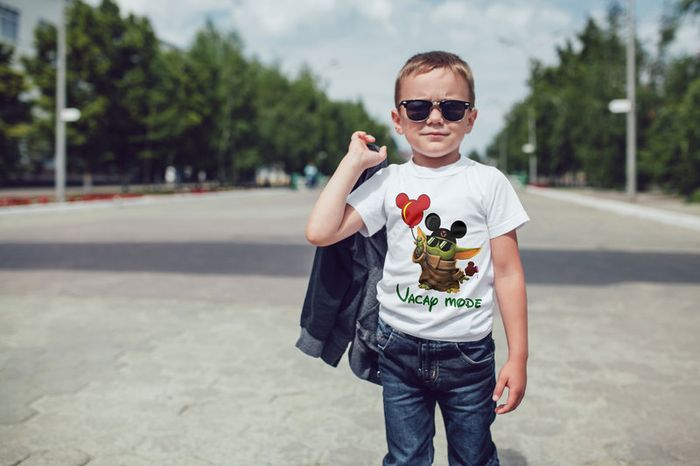 Vacay Mode Baby Yoda Disney The Mandalorian t-shirt star wars t-shirt for kids