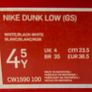 Nike Dunk Low Panda Kids Uk 4 Brand New / Unworn Image 2