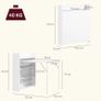 Folding Dining Table with 4-Tier Shelves Image 2
