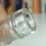 480 - Set of 3 Vintage Clear Glass Cork Top Collectible Decorative Bottles Image 10