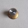 Gold Top Hat Knobs, Gold or Silver Foil Top, Volume/Tone Image 5