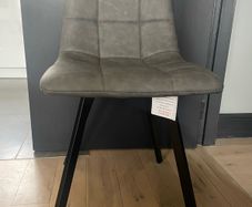 Dining kitchen chairs grey x 4