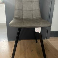 Dining kitchen chairs grey x 4