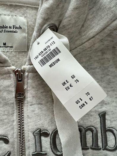 hoodie Abercrombie and Fitch size M 10-12 Brand New