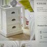 Elegant Bedside Tables in Solid Mahogany. Set of Two. Perfect conditions. Image 2