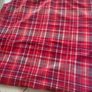 Red tartan curtains 87 inches height, 160 inches widths oh Image 2