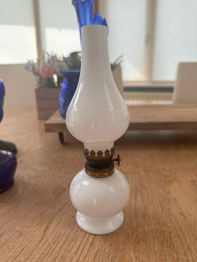 Vintage cobalt blue and Opaline glass