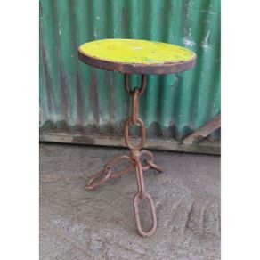 Bar Chain Stool  Yellow Top KAS287