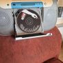 Sony CFD-E100 portable CD radio cassette recorder boombox with remote what you hardly ever see this is working perfect CD player cassette radio Image 6
