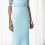 mother of bride dress and headpiece Image 4