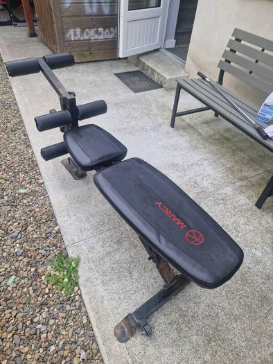 Gym Bench and Preacher Curl