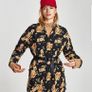 light puffer jacket/kimono style ZARA with belt Image 9