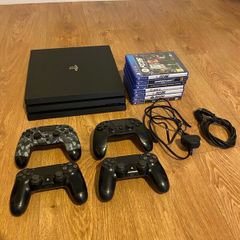PlayStation 4 Pro 1TB Black + 7 games