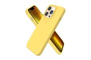 Liquid Silicone Shockproof Case For iPhone 13 Pro Luxury Soft Phone Cover Yellow New - FHT8IP13PLK
