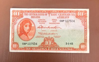 Ireland Ten Shilling Bank Note