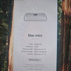 Mac Mini M1 8gb 256GB