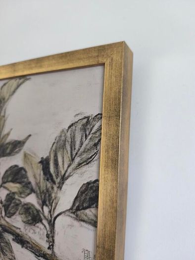 Atelier Printworks Apple Tree Gold Framed Canvas Print