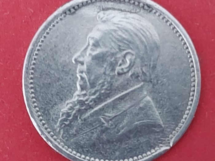 South Africa 1897 Three Pence  Kruger Silver Coin