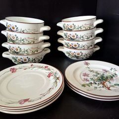 Villeroy & Boch  Botanica 8 Soup Coupe & Saucers