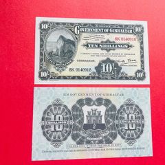 Gibraltar 10/- Shillings  2018   ( UNCIRCULATED )Pick 41a  Commemorative Issue.