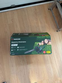Electric parkside chainsaw as new 1600w