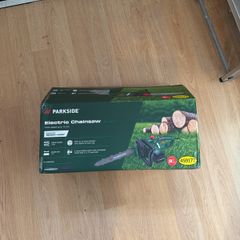 Electric parkside chainsaw as new 1600w