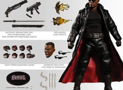 mezco blade 1/12 with bike