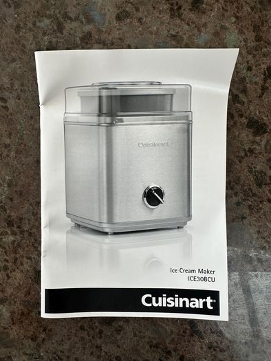 Cuisinart Ice cream maker