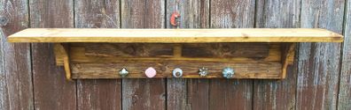 Rustic Floating Mantle / Shelf / coat rack