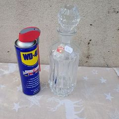 Whiskey crystal bottle postage possible
