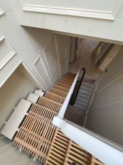 Steel stairs
