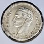 1965 Venezuela 1 Bolivar Silver coin Image 3