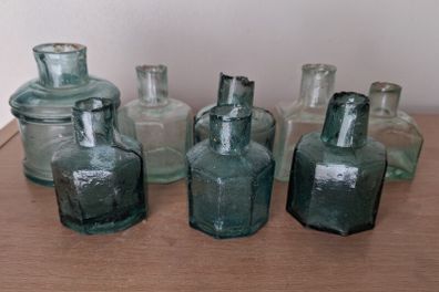 Lot of 8 ink bottles