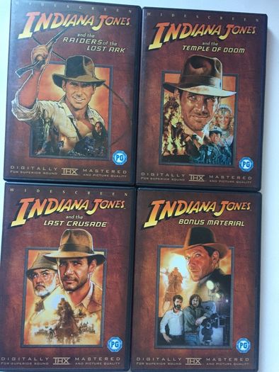 Indiana Jones Trilogy Boxset (Steven Spielberg Films) Harrison Ford [Movie DVD] Academy Award Winner