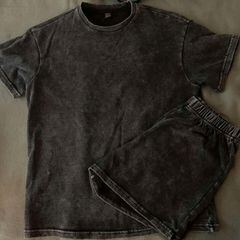 Dark grey T-Shirt & Shorts Set