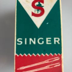 Sewing machine needles.