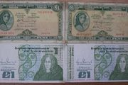 The Central Bank of Ireland. Lady Lavery (20 each)